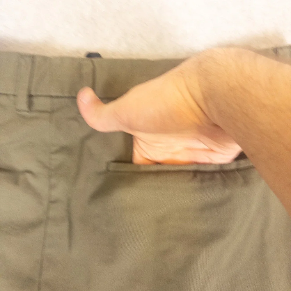 Goodfellow &‎ Co Linden Tech Shorts Mens 40 Olive Green 9 Inch Inseam Drawstring